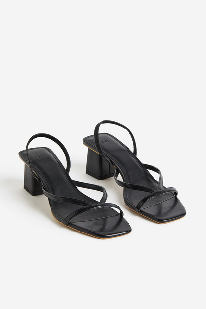 Women's Black Leather Sandals: ETHEL 023, Vento Sandals Online